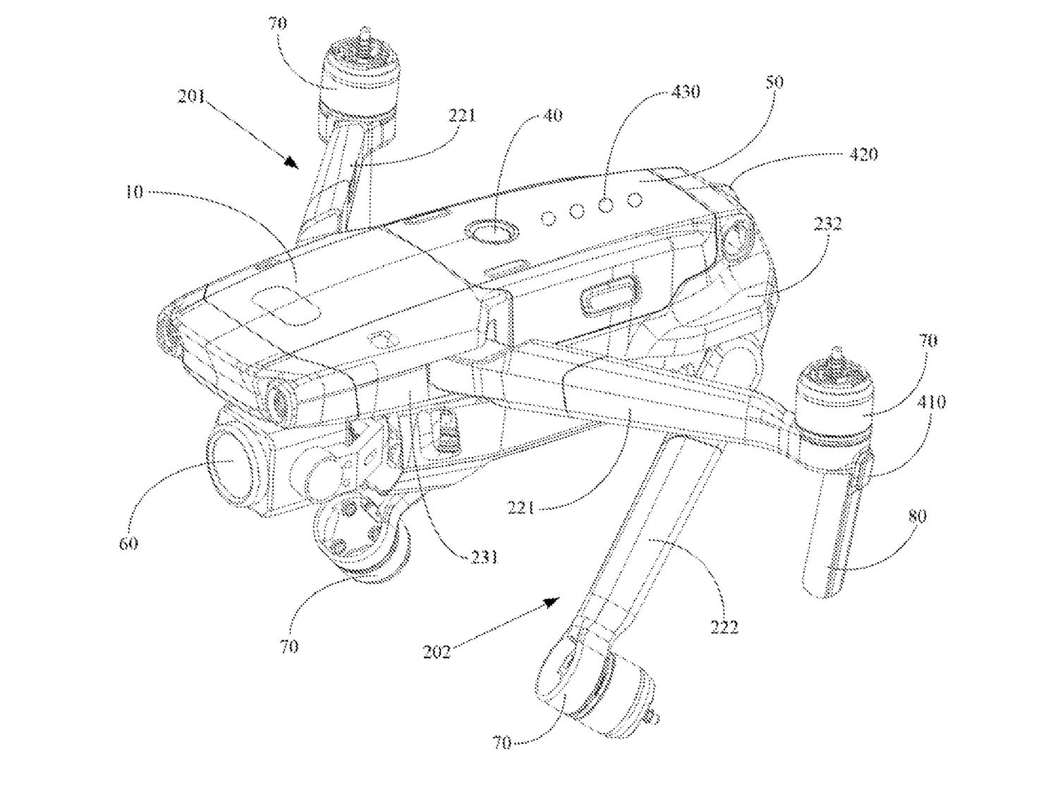 DJI Mavic 3 Not Shown In Patent Filing
