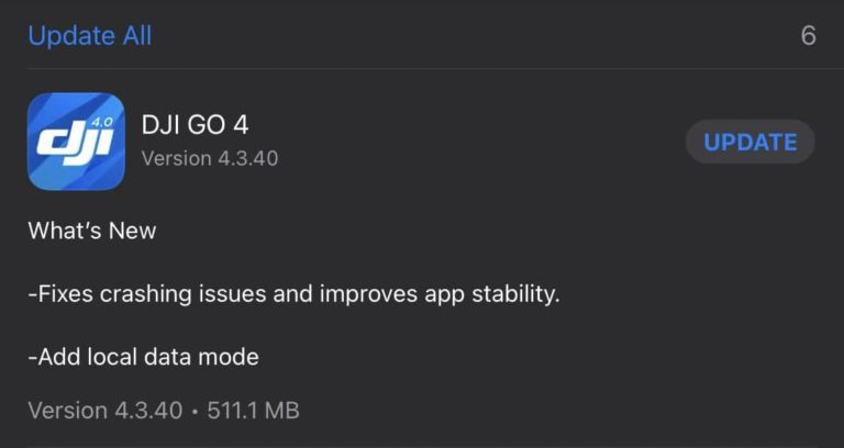Dji Go 4 App Update - Version 4.3.40