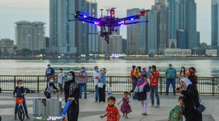 Emirates Police Drones Use Facial Recognition To Track Down Criminals