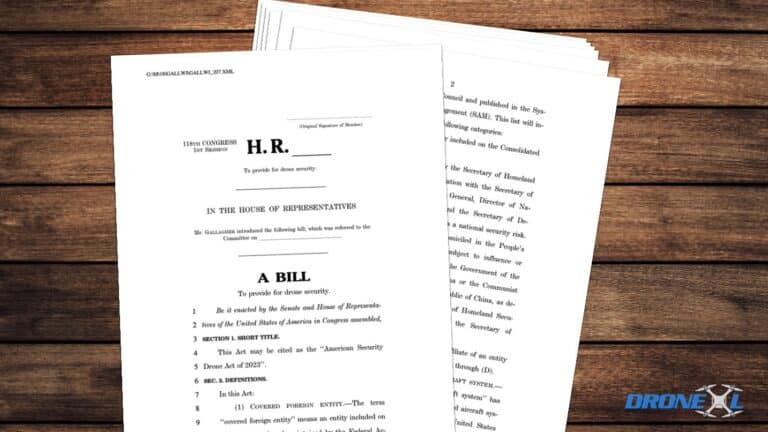 Bipartisan Push: 'American Security Drone Act Of 2023' Takes Aim At Foreign Drone Use In Us