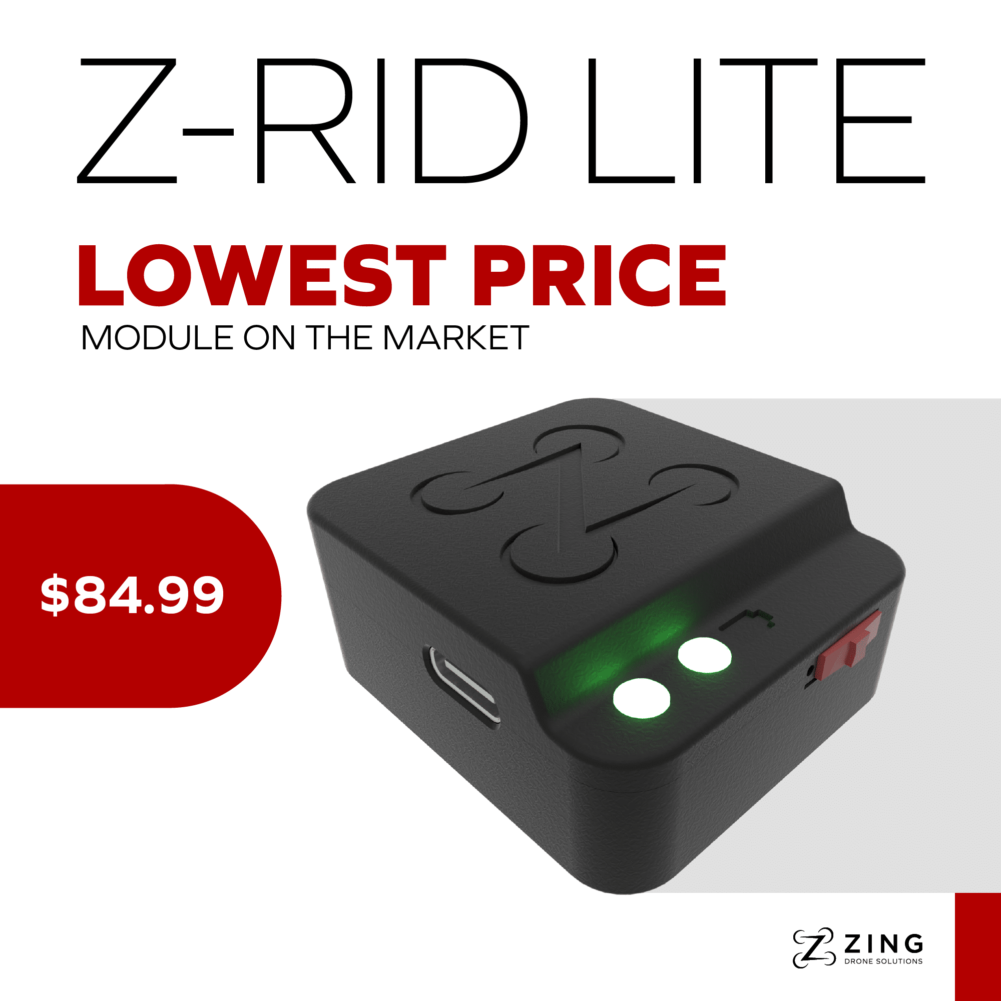 Zing Drone Solutions Introduces Z-Rid Lite For Affordable Drone Compliance 2