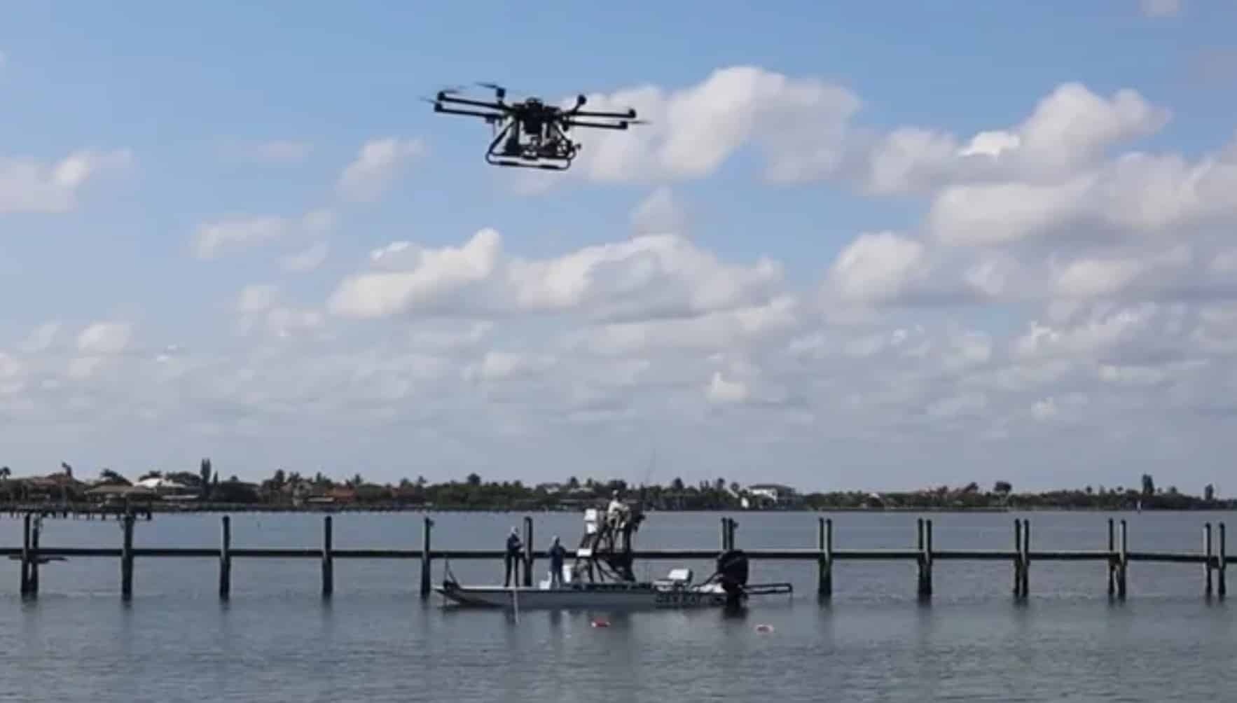 High-Tech Drone Deploys 'Super Clams' To Save Indian River Lagoon