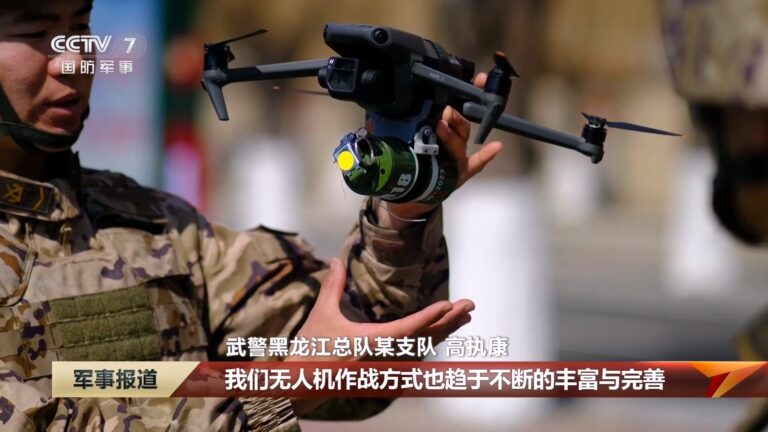 Chinese Military Spotted Training With Dji Mavic 3 Drones Equipped For Aerial Bombardment 5