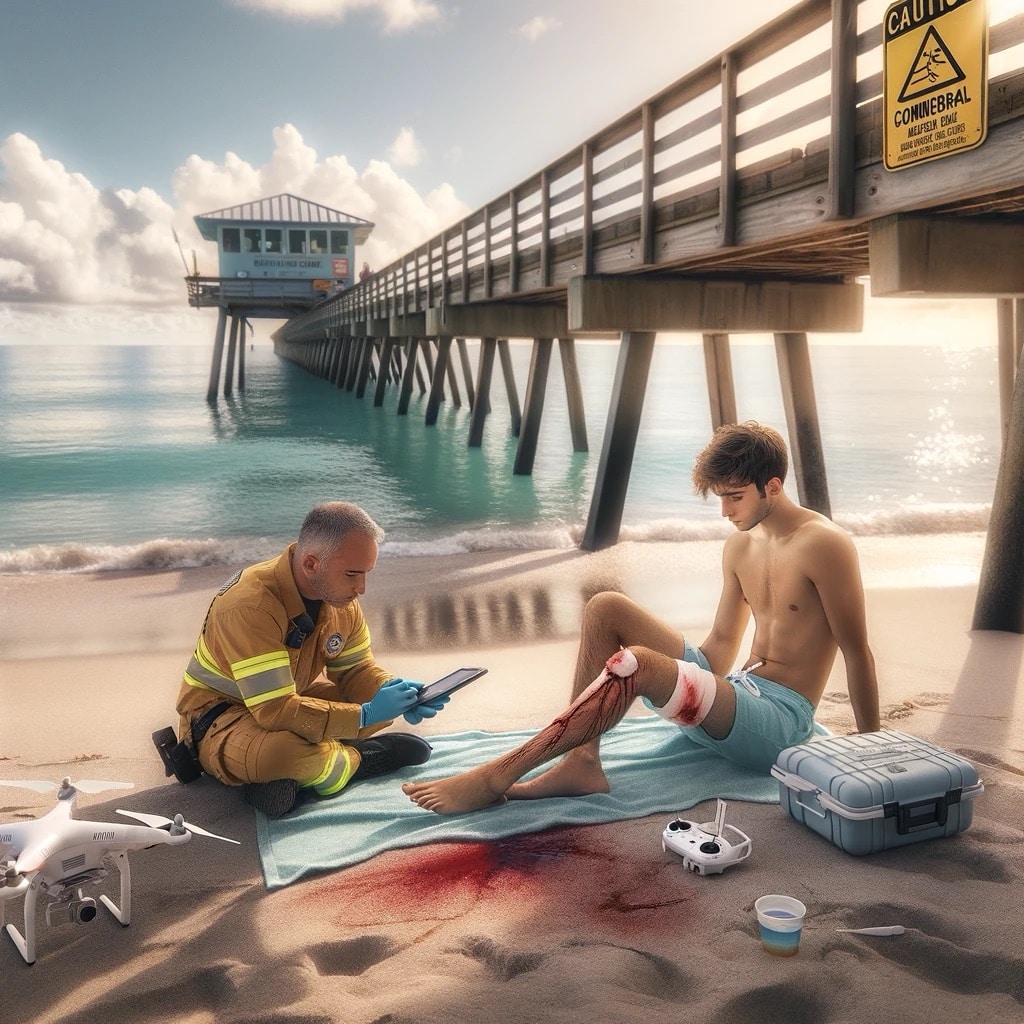 Teen Injured By Drone Propeller At Dania Beach Fishing Pier 1