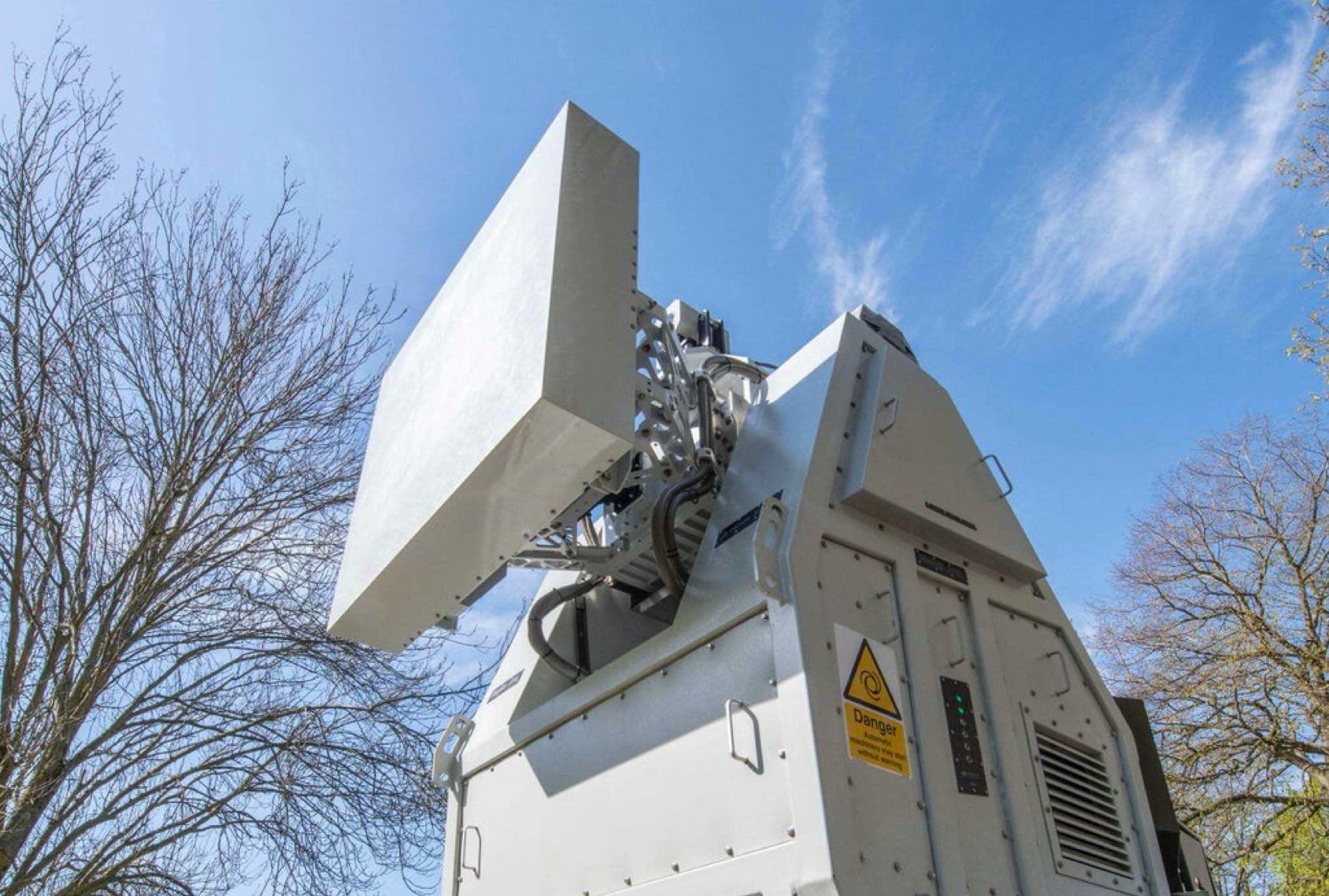 The Radio Frequency Directed Energy Weapon (Rfdew) Emits Radio Waves To Disrupt Or Damage The Critical Electronic Components Of Vehicles And Drones Used By Enemy Combatants (Mod Crown Copyright/Pa) (Pa Media).