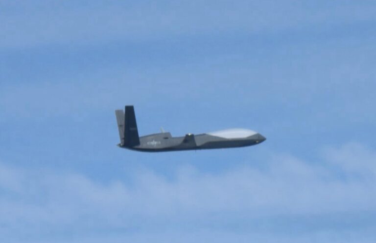 Image Credit: This Photo, Released By Japan'S Joint Staff Office, Shows A Chinese Wl-10 Attack And Reconnaissance Drone Operating In The East China Sea On May 27. (Japan Joint Staff)