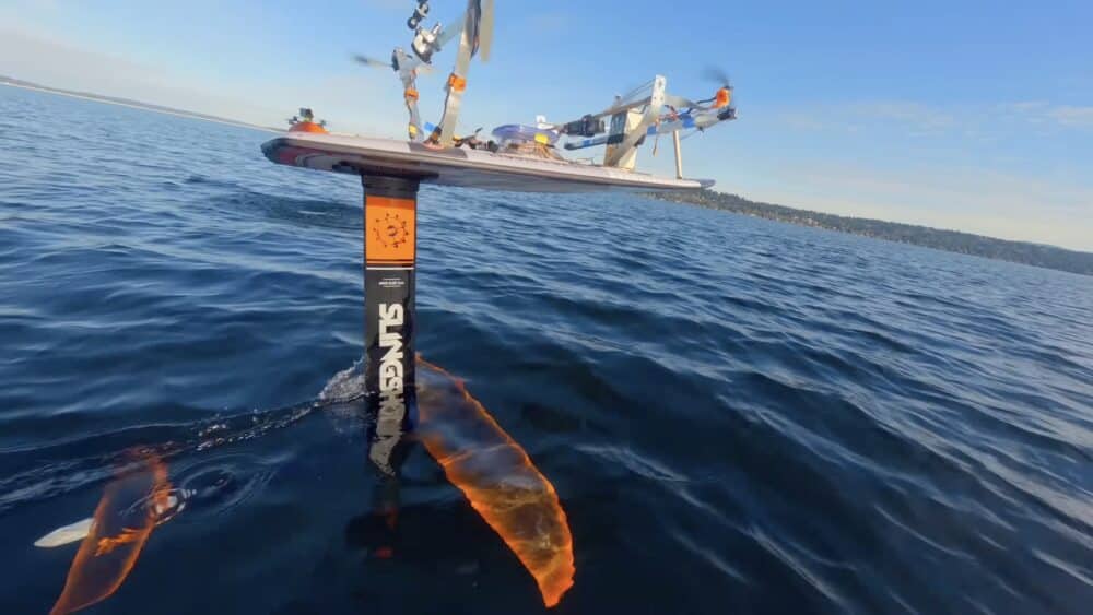 Inventor Tests Drone Powered Hydrofoil With Mixed Results