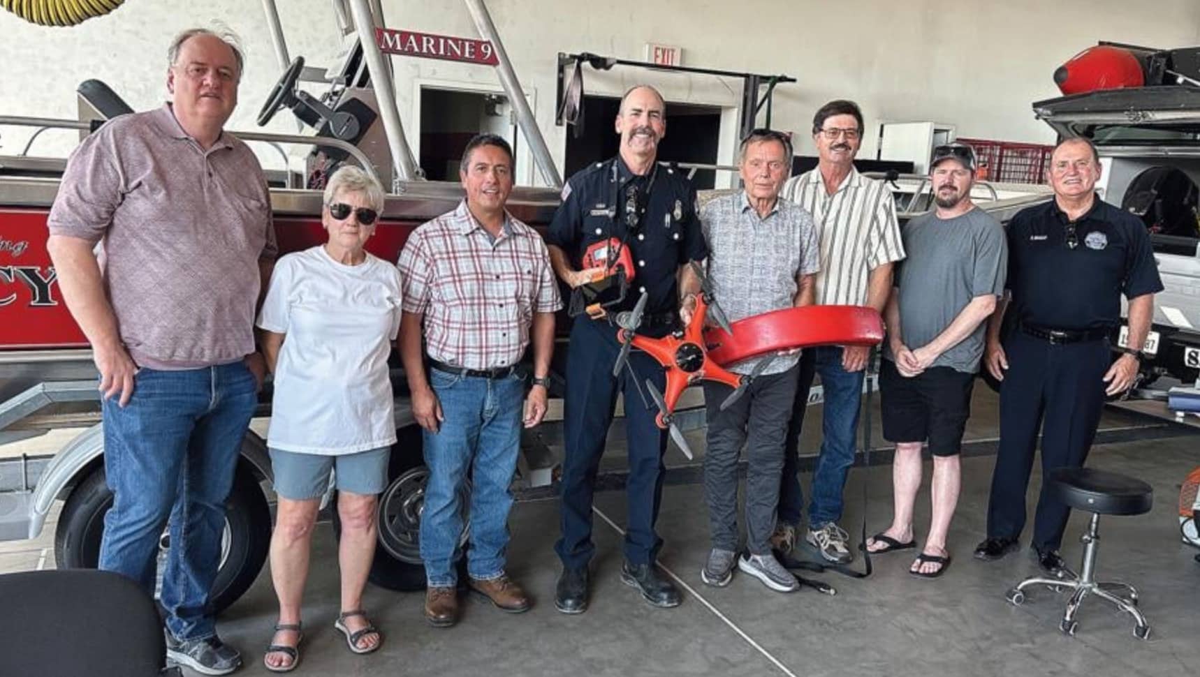 Water Rescue Gets High-Tech Boost: Fire Authority Unveils Waterproof Drone 1