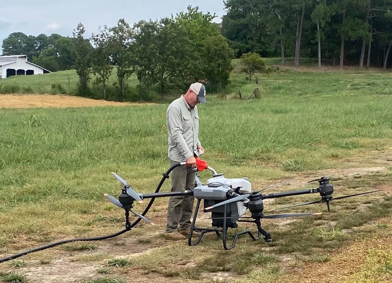 Drone Technology Revolutionizes Crop Spraying At Historic Alabama Farm
