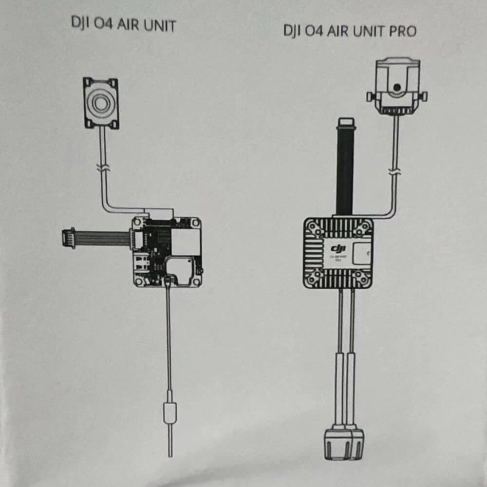DJI O4 Air Unit Leaked: Standard And Pro Versions Revealed