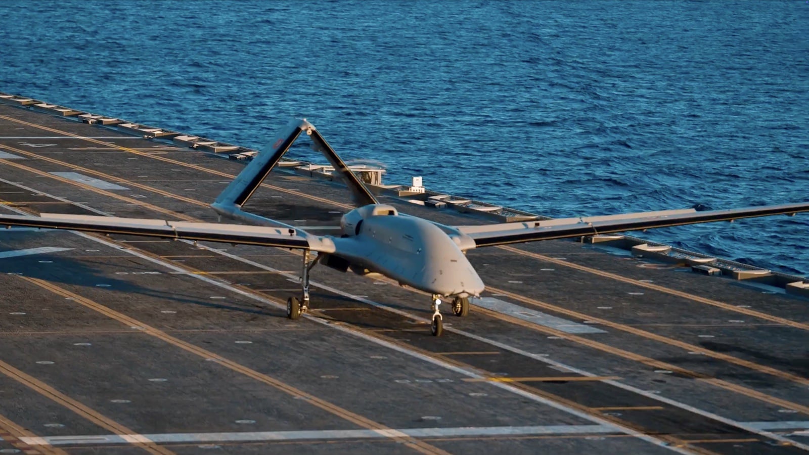 Historic First: Bayraktar Tb3 Drone Successfully Operates From Tcg Anadolu Ship