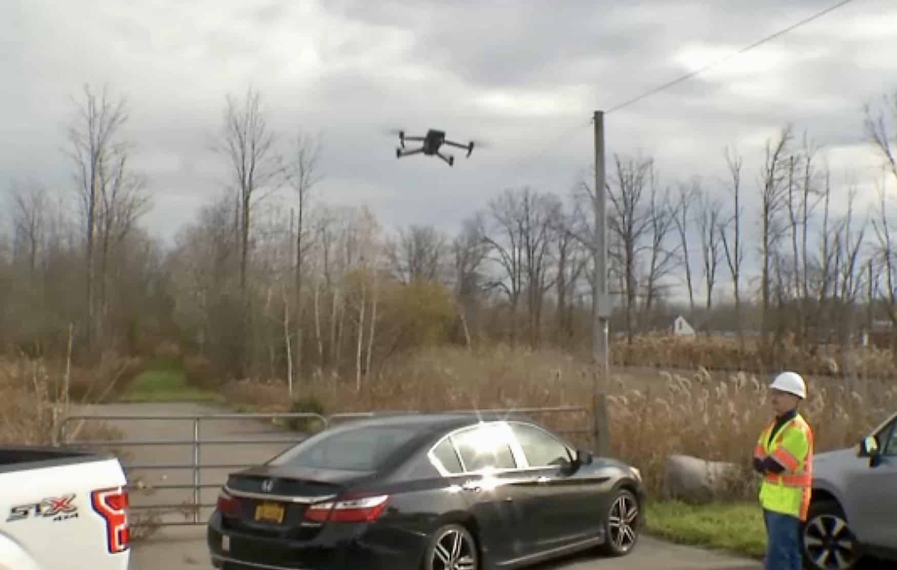 Nyseg And Rg&Amp;E Deploy Drones For Critical Winter Power Line Inspections