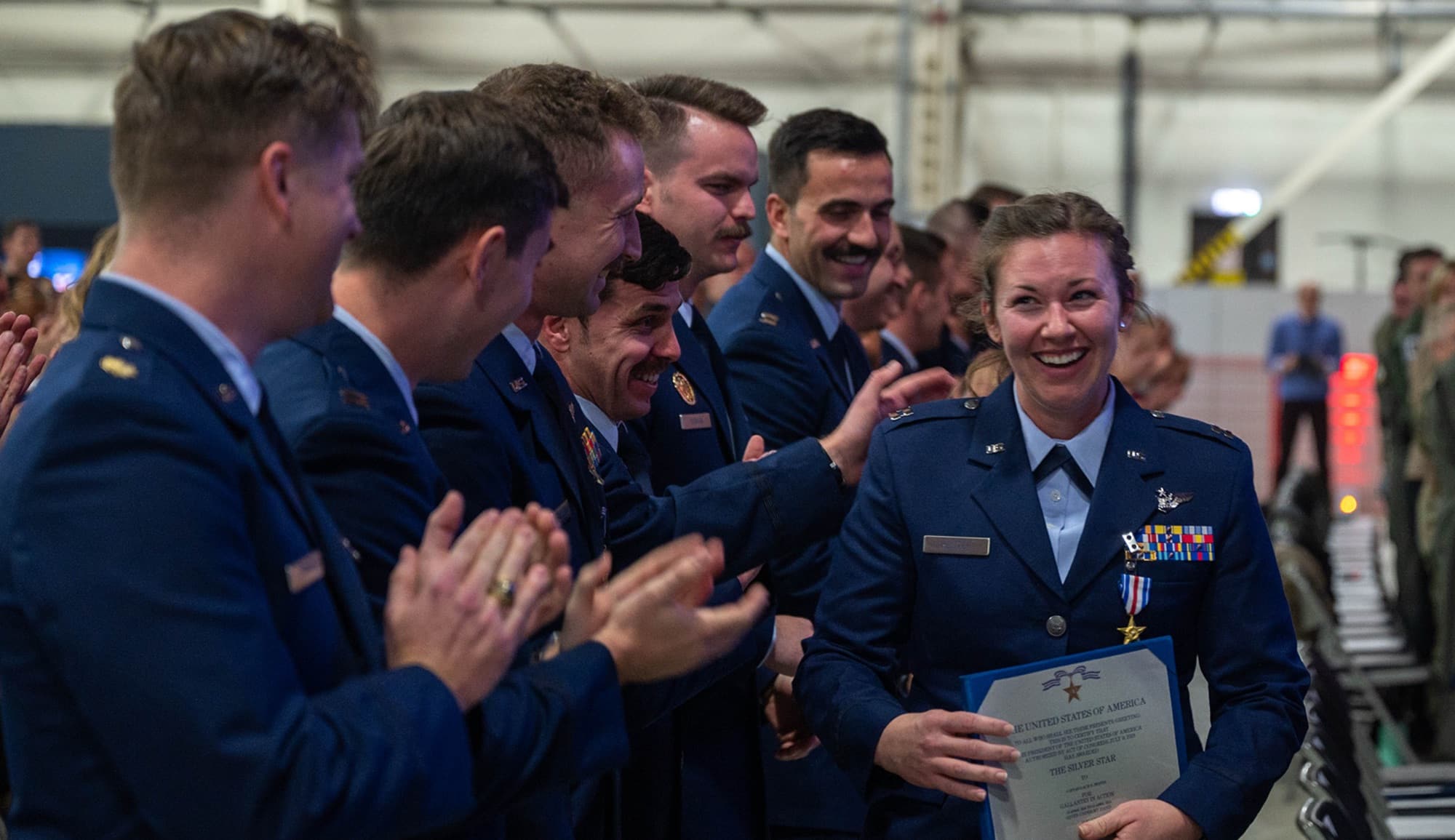 Usaf Captain Lacie Hester, A Weapons Systems Operator On The F-15E Strike Eagle, Is Stationed At Raf Lakenheath In Suffolk. (Picture: Us Department Of Defence)