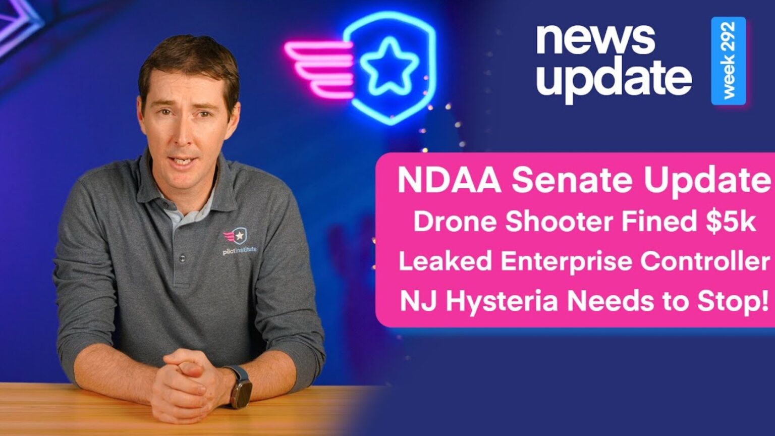 Drone News NDAA Senate Update, Drone Shooter Fined, Leaked Enterprise