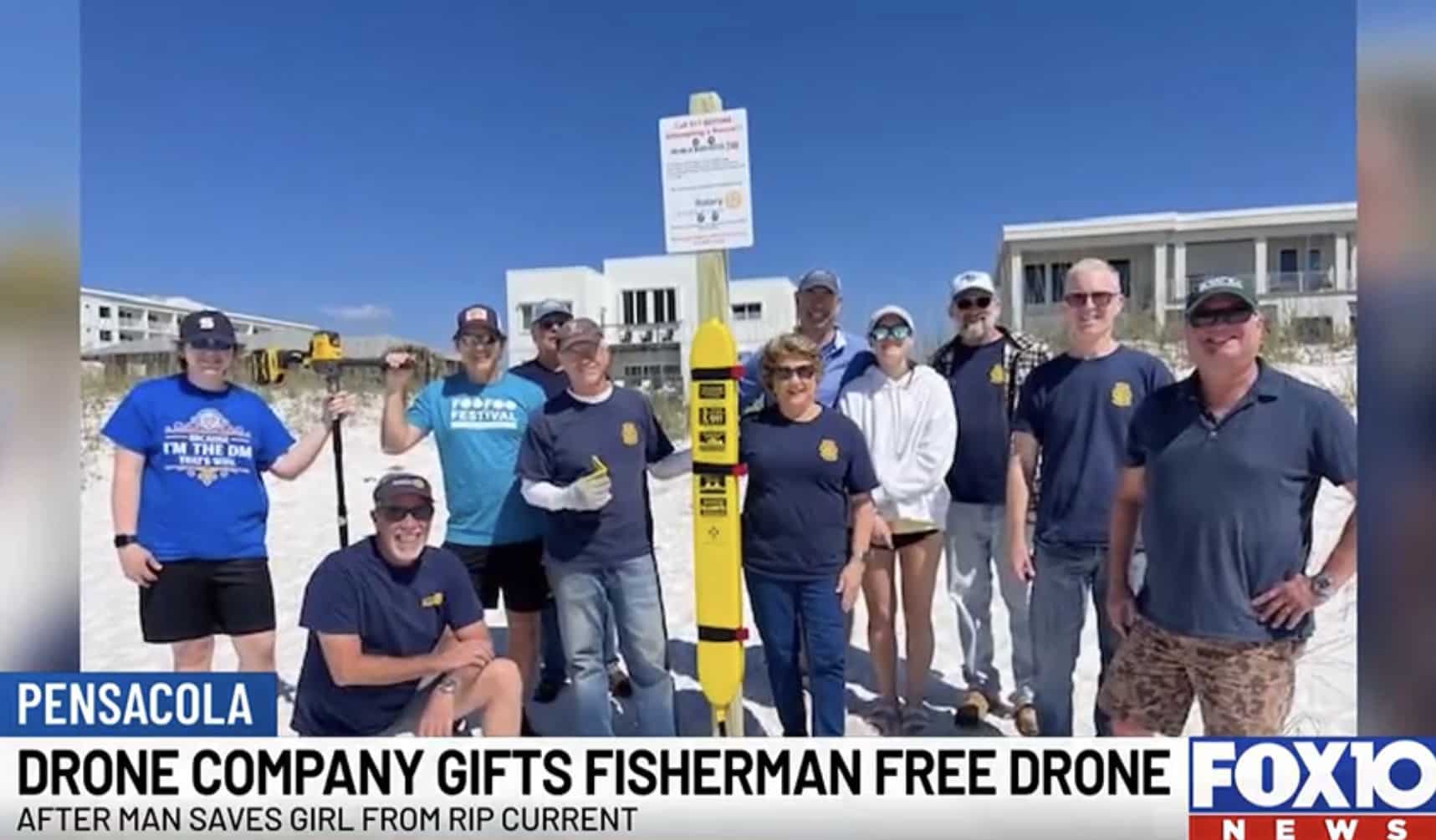 Fisherman’s Drone Heroics Earn Him Free Swellpro Fisherman Fd2 After Saving Girl In Pensacola 1