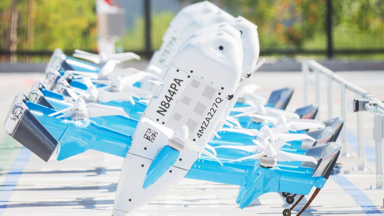 Amazon Drone Uav Delivery Fly Work Uas