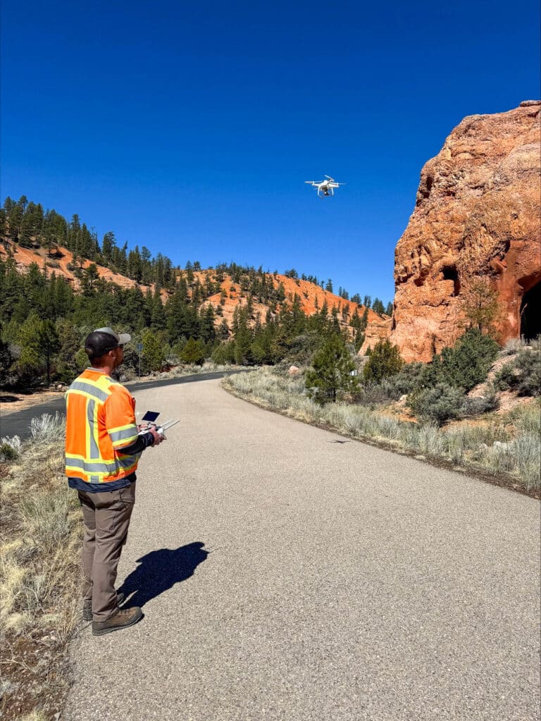 Utah Udot Drone Monitor Lidar Sr-12 Dji Phantom
