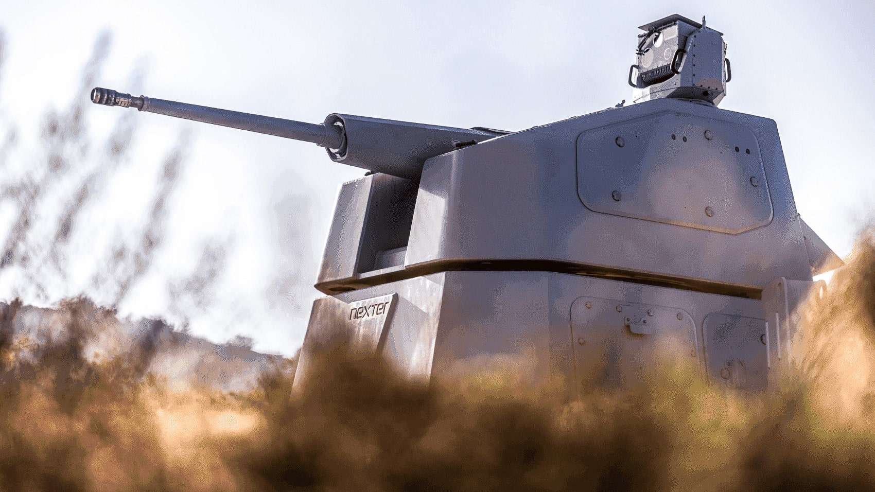 Cannon Drone Rapidfire Thales Uas Uav Naval Gun Drones France