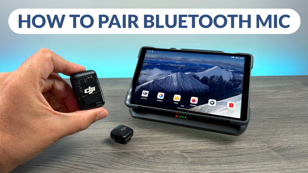 Dji Rc Pro 2 - How To Pair Dji Mic 2 Or Mic Mini (Bluetooth Audio)