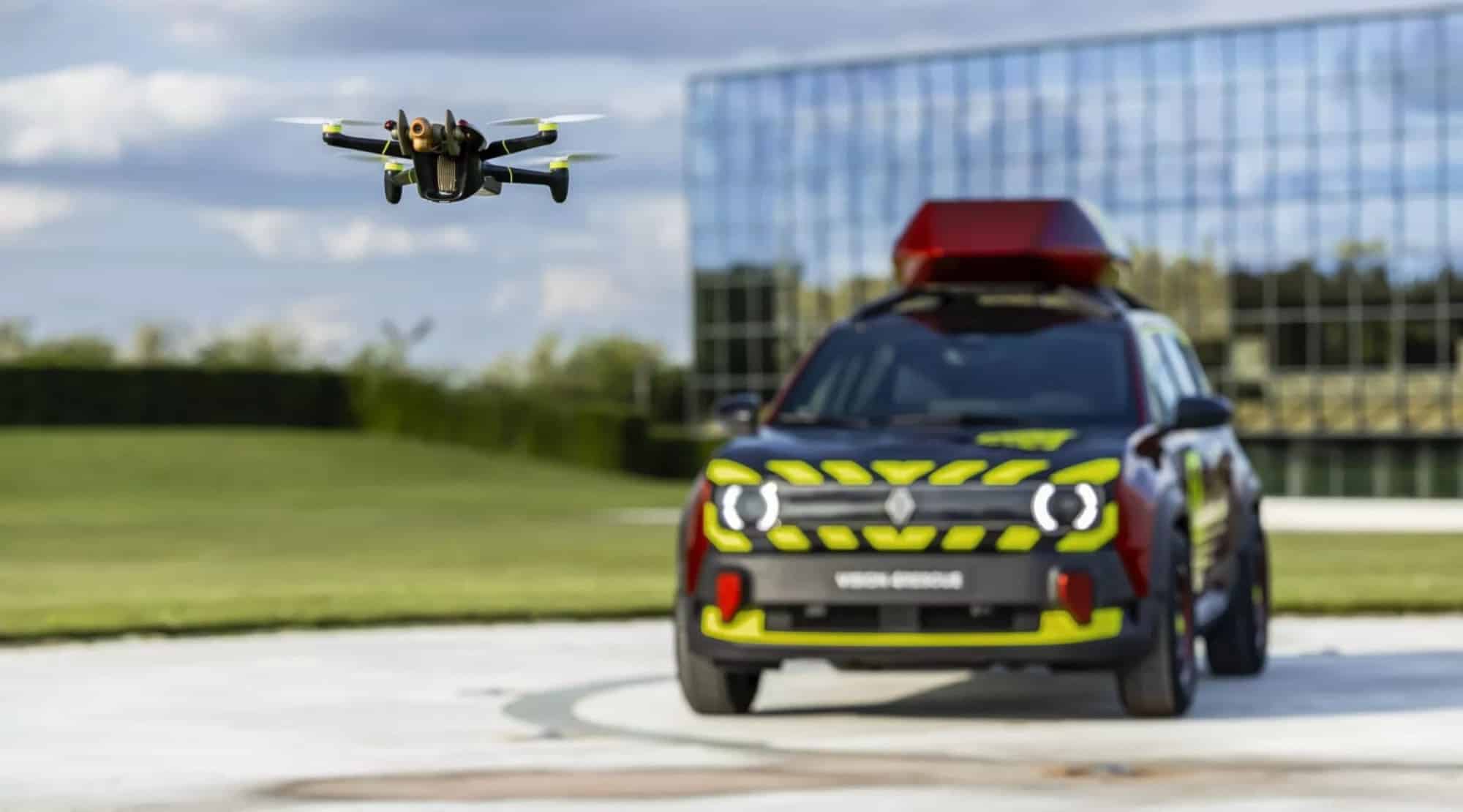 Renault’s Vision4Rescue Drone-Equipped Ev Enhances Emergency Drone Operations 1