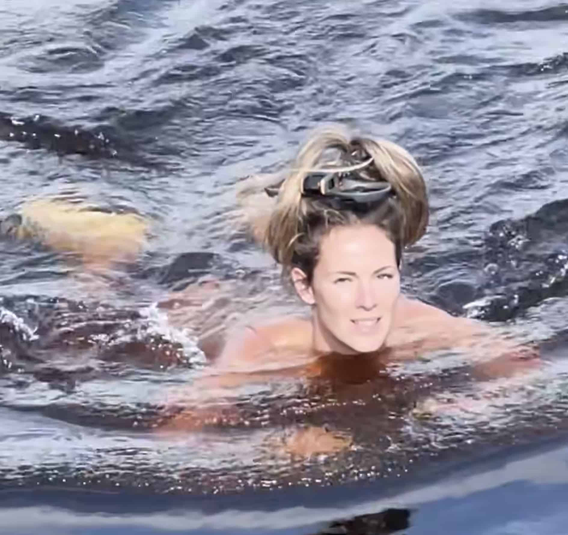 Innovative Drone Retrieval: Girlfriend’s Creative Swim Saves Dji Avata 2