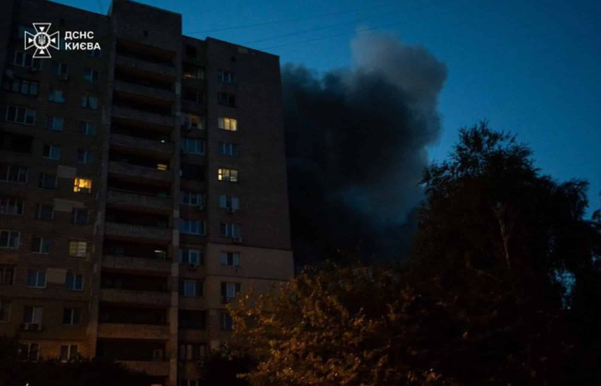 Russia Unleashes Record Drone Attack On Kyiv, Highlighting Shahed Drone Capabilities 1