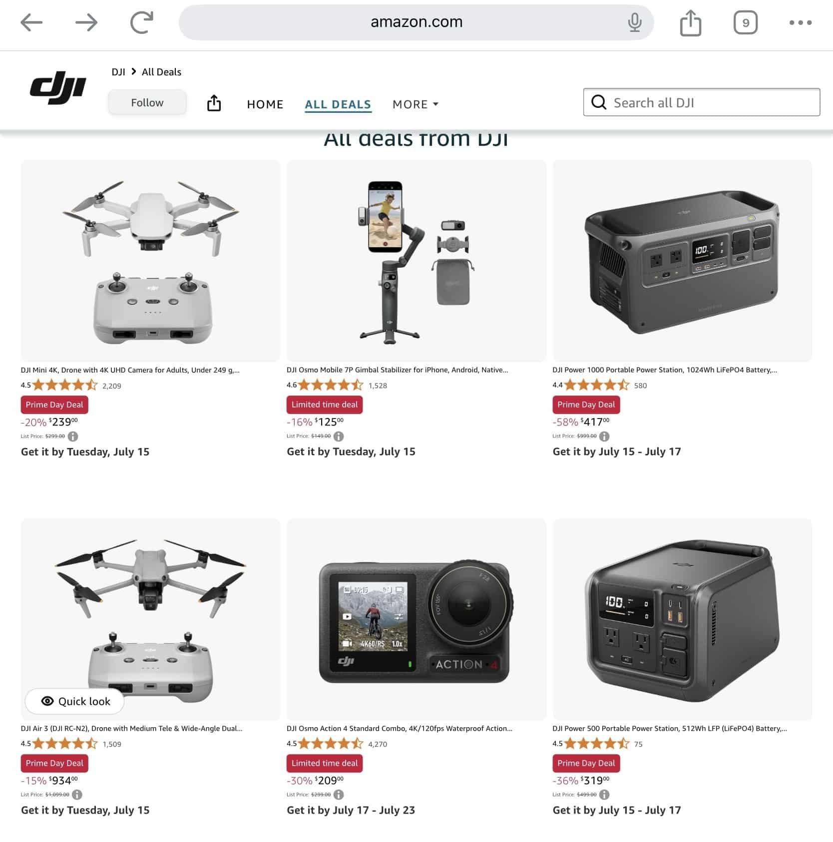 DJI Drones and Gear Hit Record-Low Prices for Amazon Prime Day 2025 5
