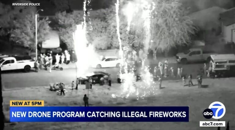 Riverside Police Use Drones To Spot Illegal Fireworks Violators, Doubling Citations On July 4Th 8