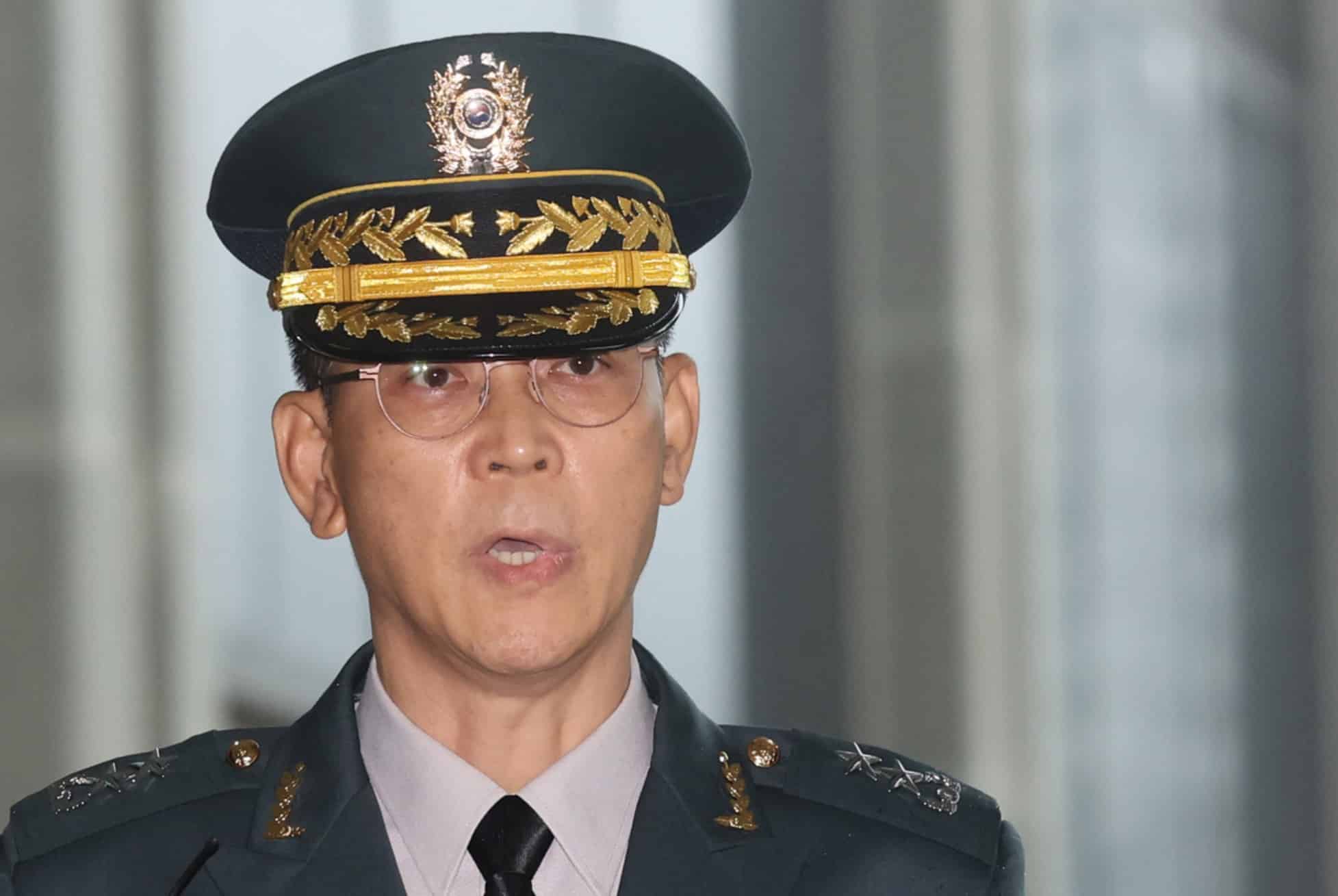 Maj. Gen. Kim Yong-Dae, Head Of The Drone Operations Command, Addresses Reporters Upon Arriving At The Seoul High Prosecutors Office On July 17 For Questioning By A Special Counsel Team Regarding Former President Yoon Suk Yeol’s Insurrection Charges Tied To His Dec. 3 Martial Law Declaration. Photo Courtesy Of Yonhap / Korea Herald.