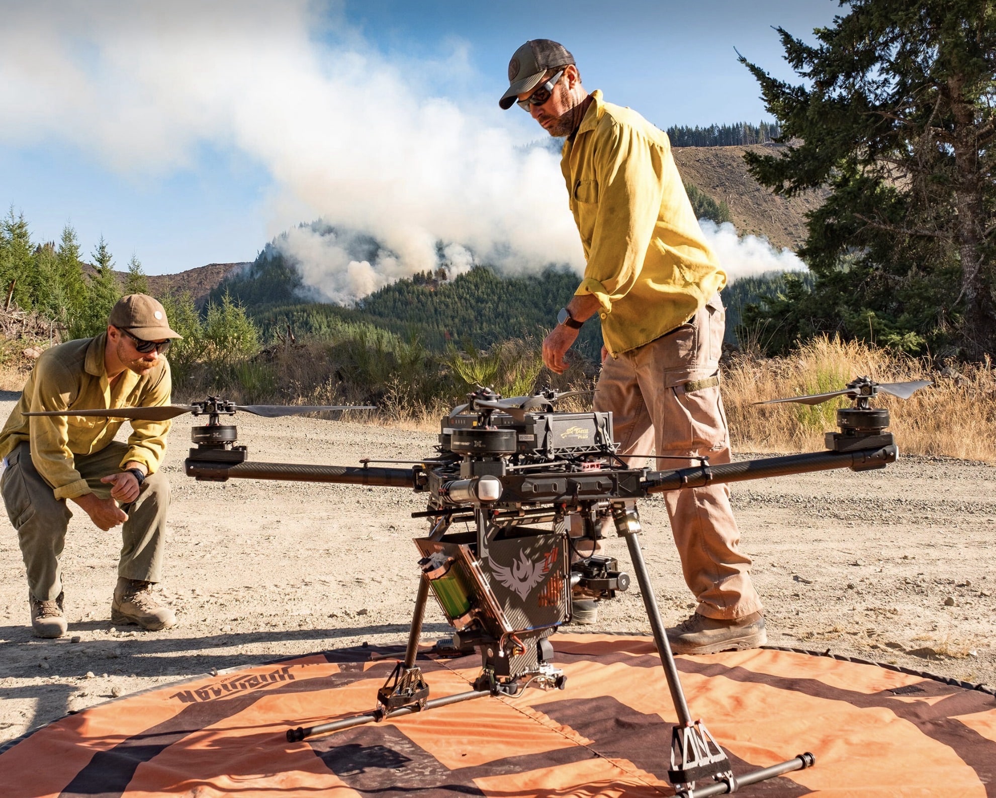 Drones Drop Ping-Pong Bombs To Battle California’s Raging Green Wildfire 1