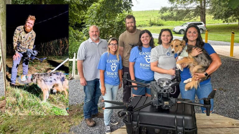 Drone Frees Pup From Pretzel Jar Problem Drones Dog
