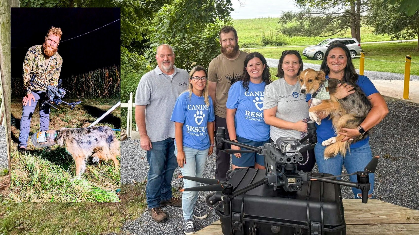 Drone Frees Pup From Pretzel Jar Problem Drones Dog