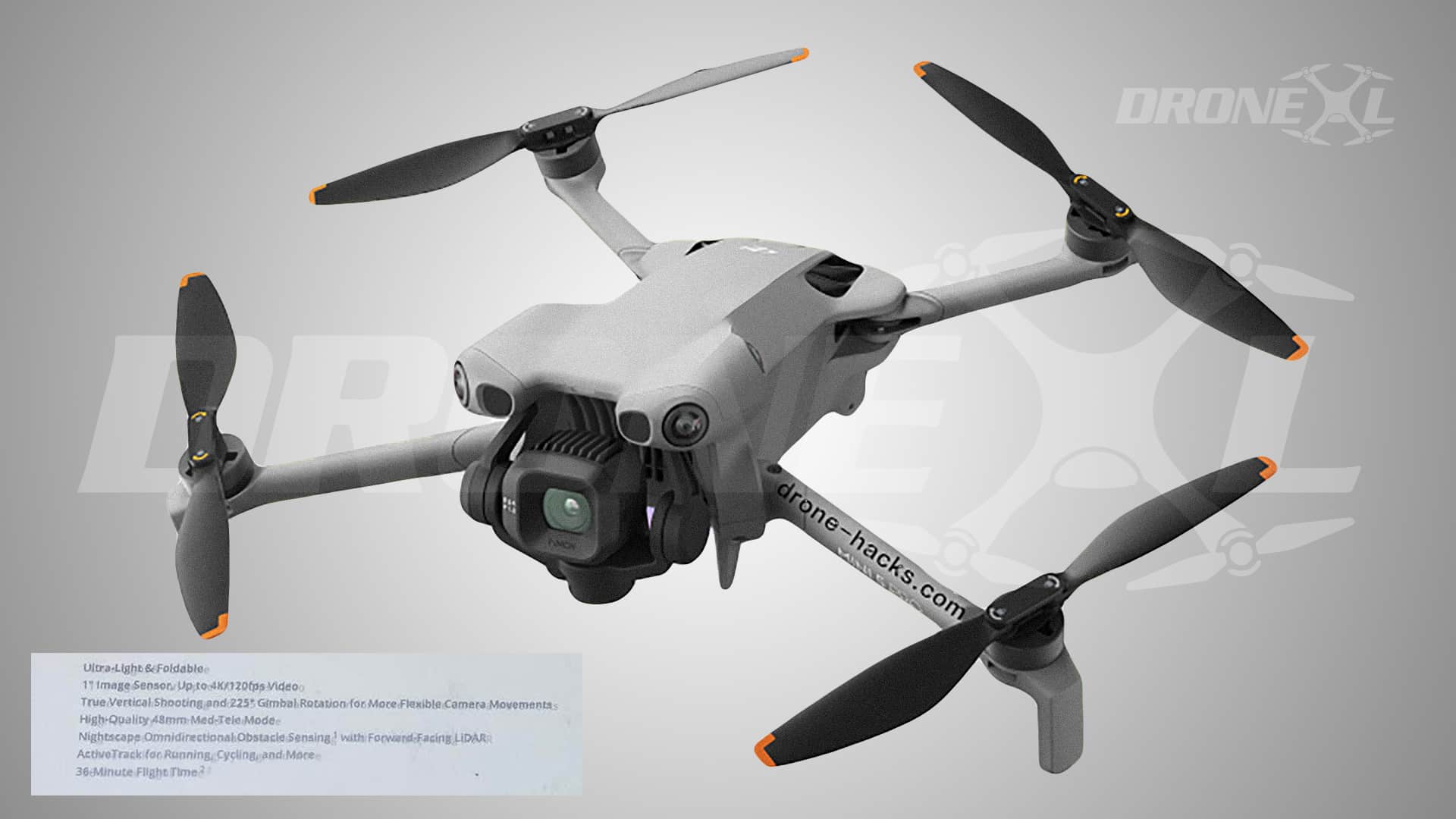 DJI MINI 5 PRO Product Image And Key Features Leaked