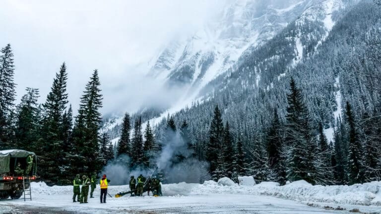Canada Drone Drones Avalanche Bomb