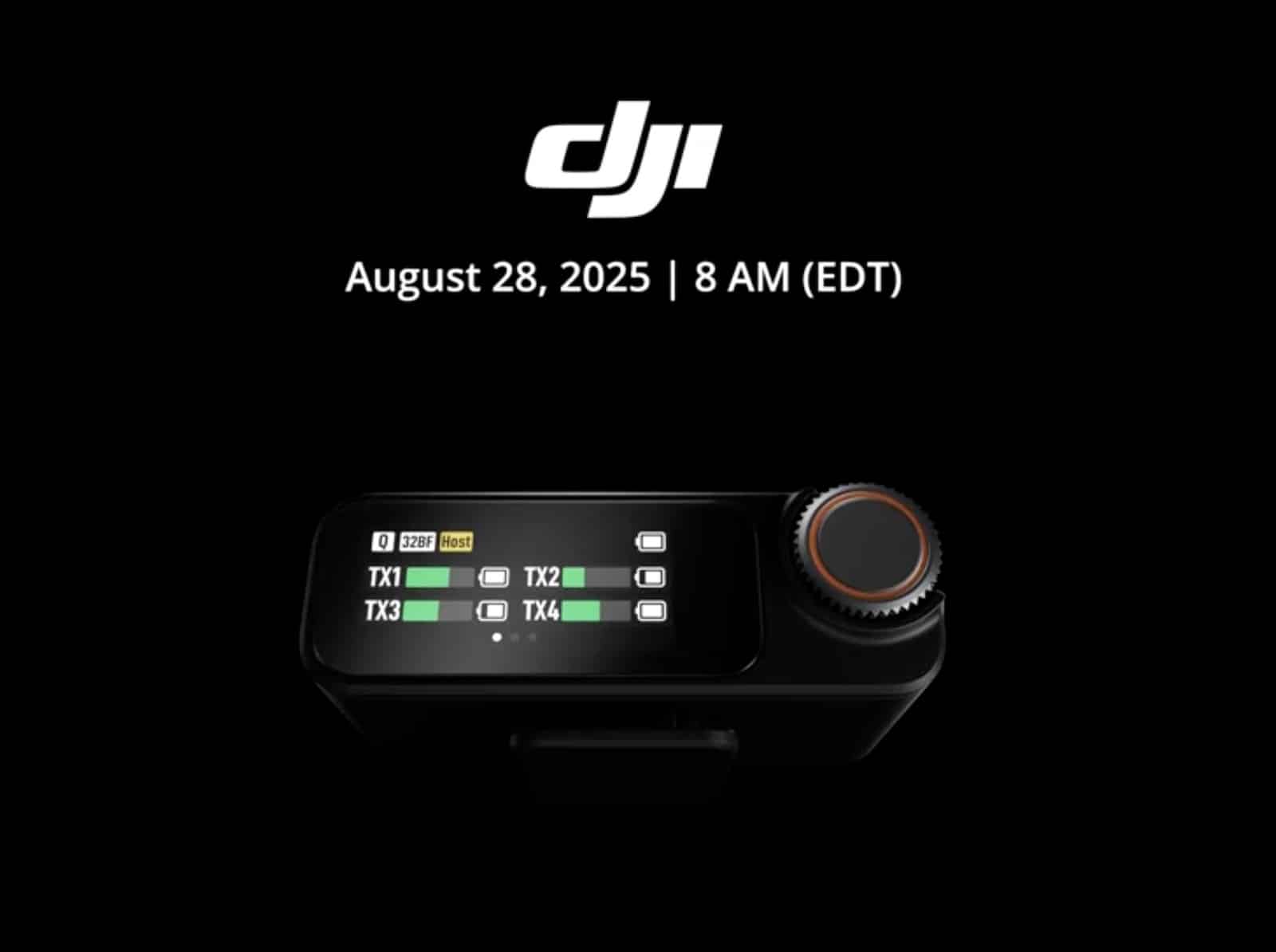 Dji Mic 3 Leak: Pro Wireless Microphone System Teased For August 28 Launch