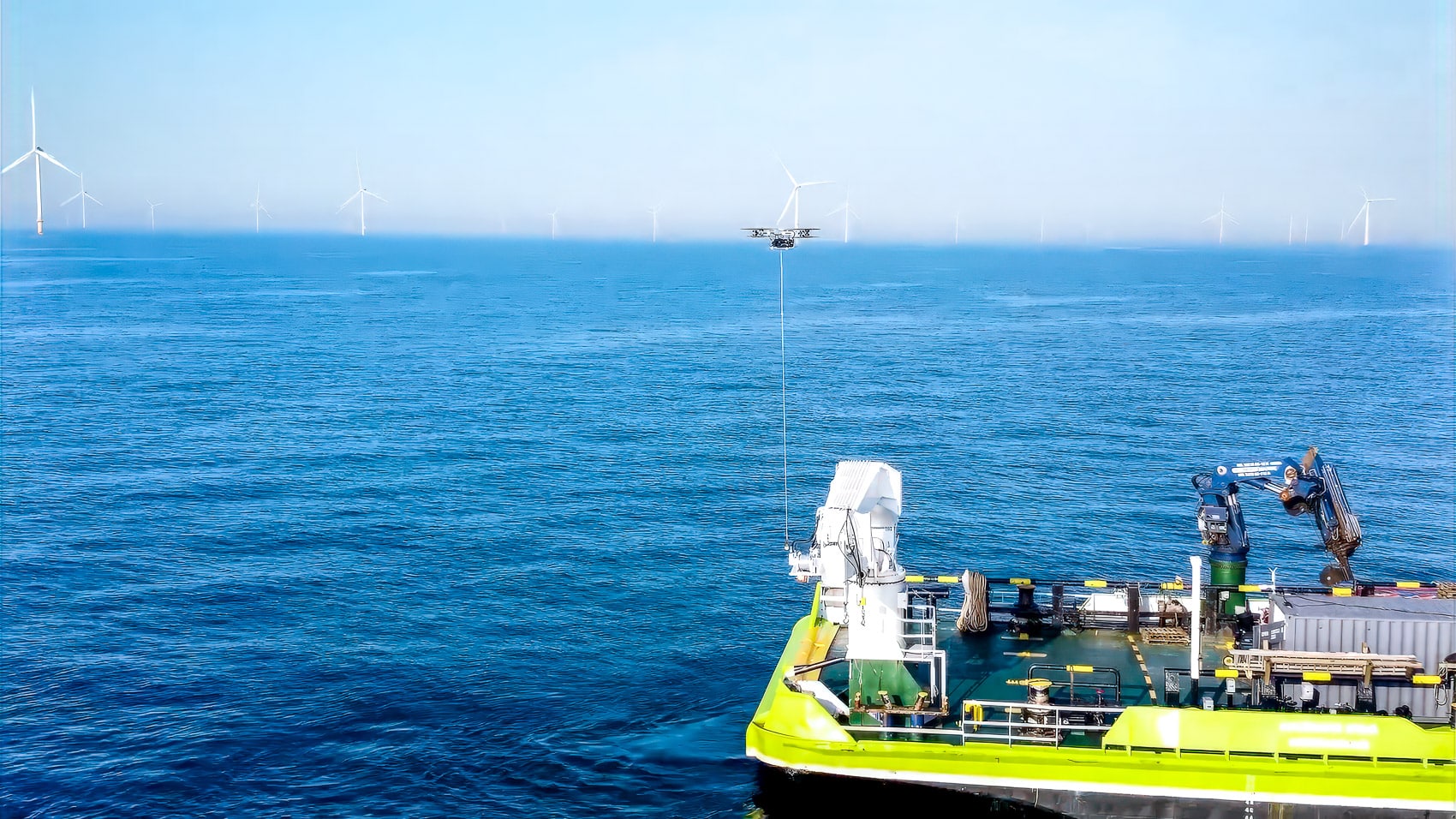 Giant Drones Haul Gear To Wind Farms Like Sky Couriers