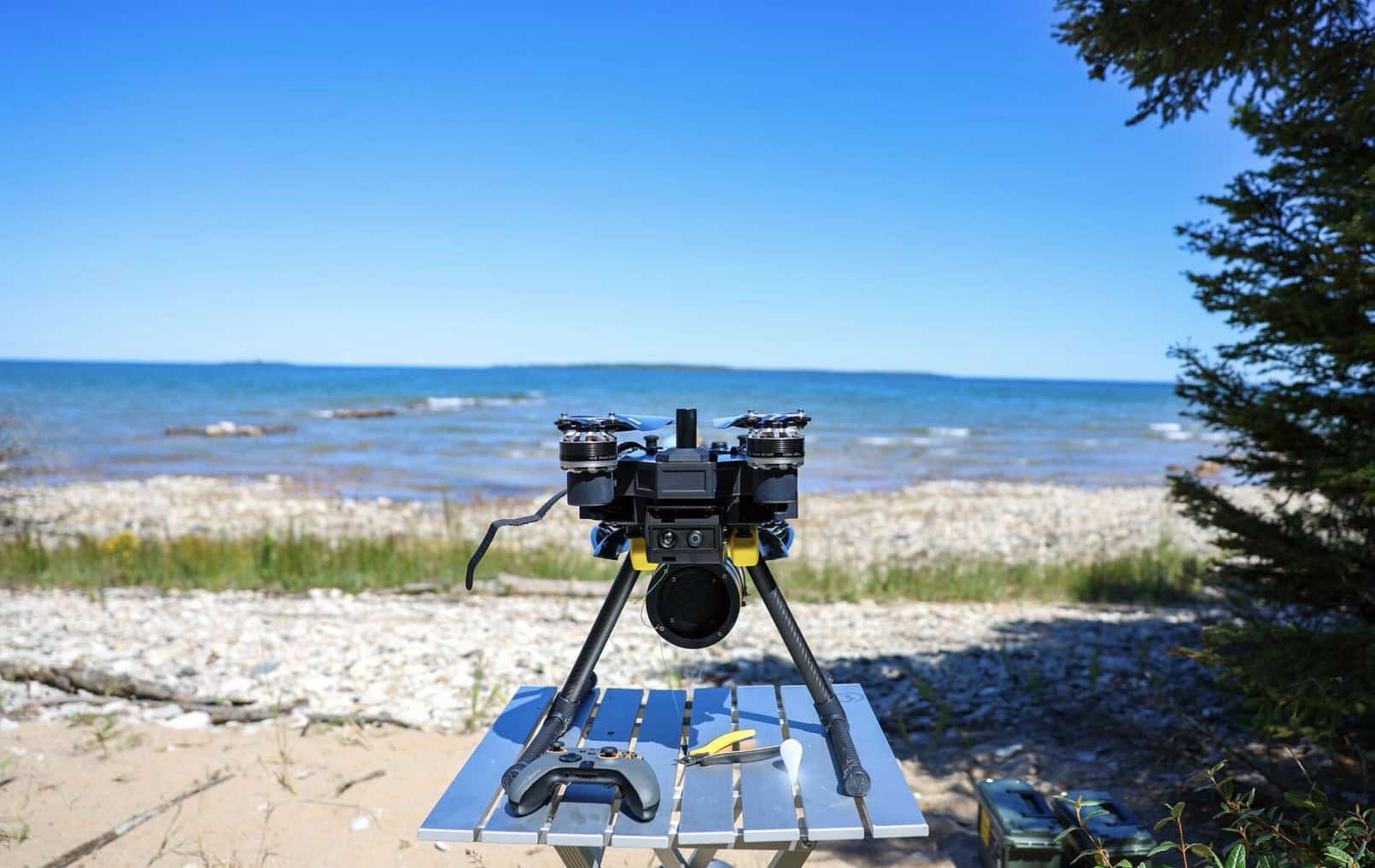 Fiber-Optic Drones Appear At Us Navy’s Silent Swarm Exercise In Michigan 2