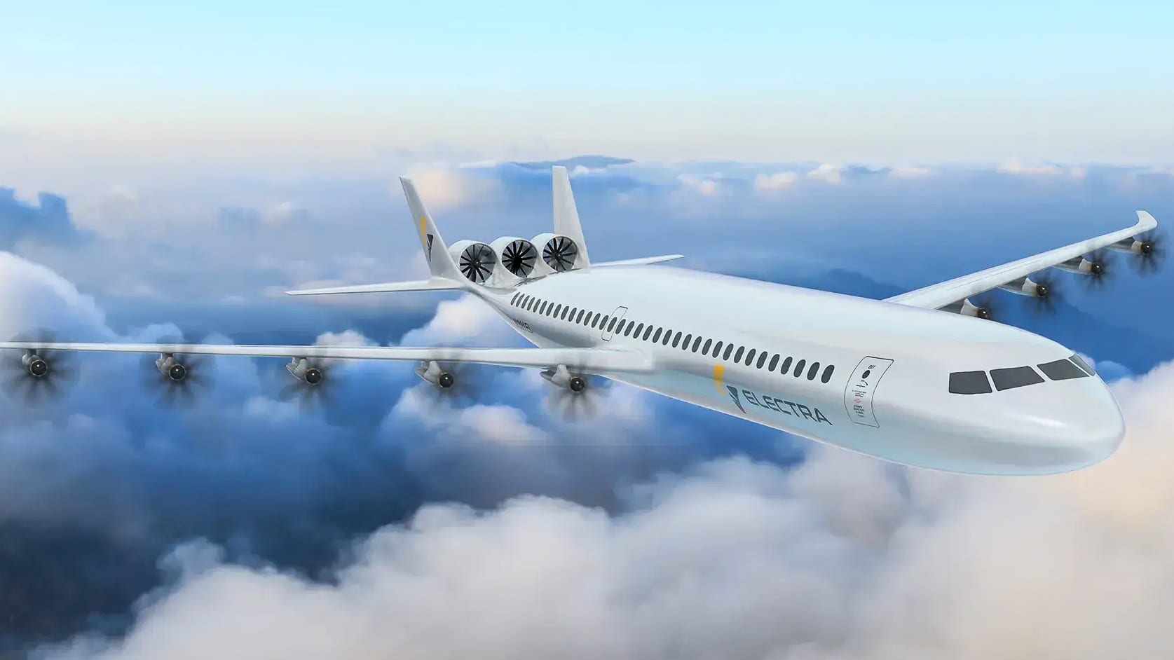 Electra Aero El9 Air Travel Ultra-Short Flights Fly Drone Hybrid Airplane