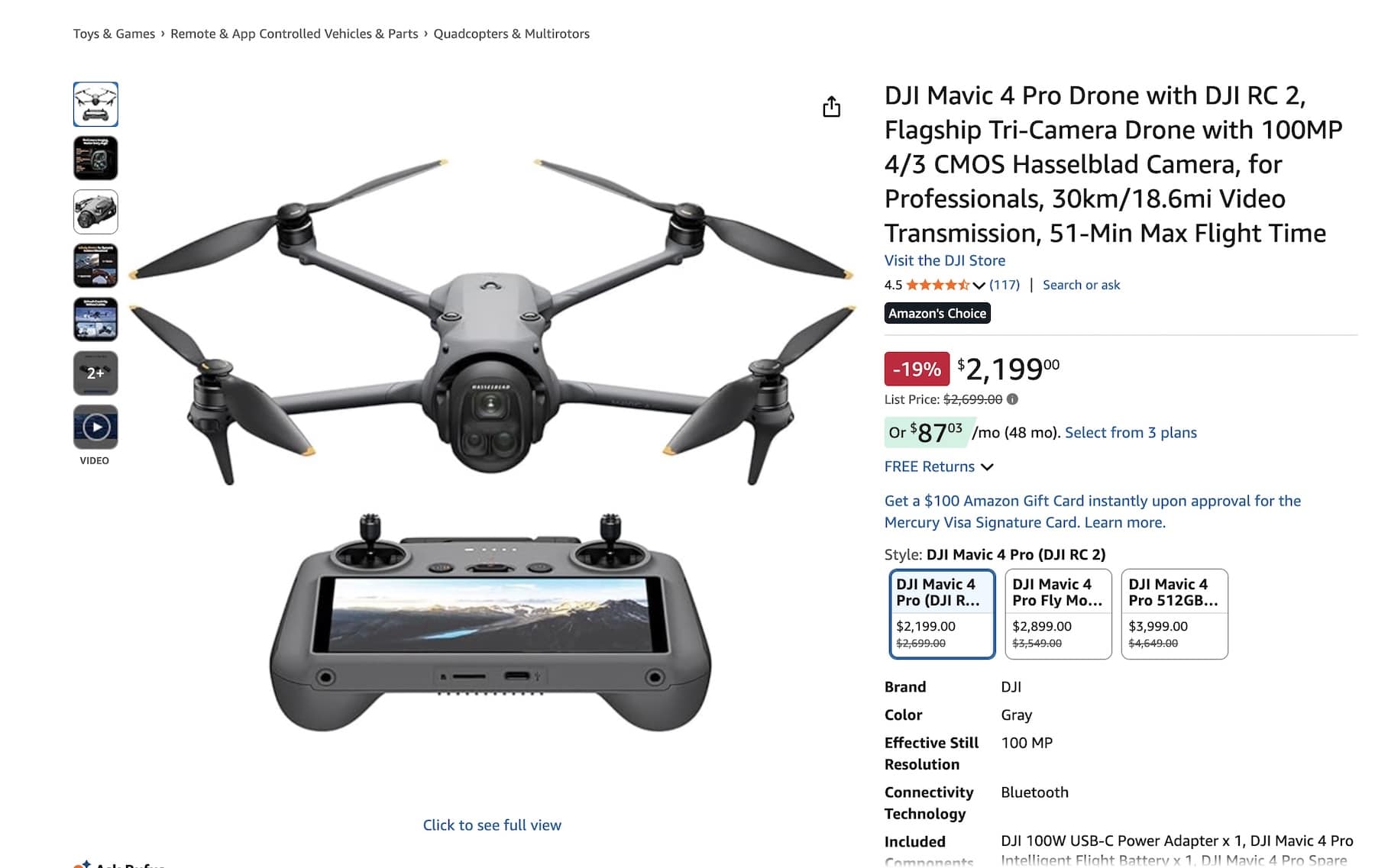 Dji Mavic 4 Pro Sees Major Discount On Amazon, Up To 19% Off