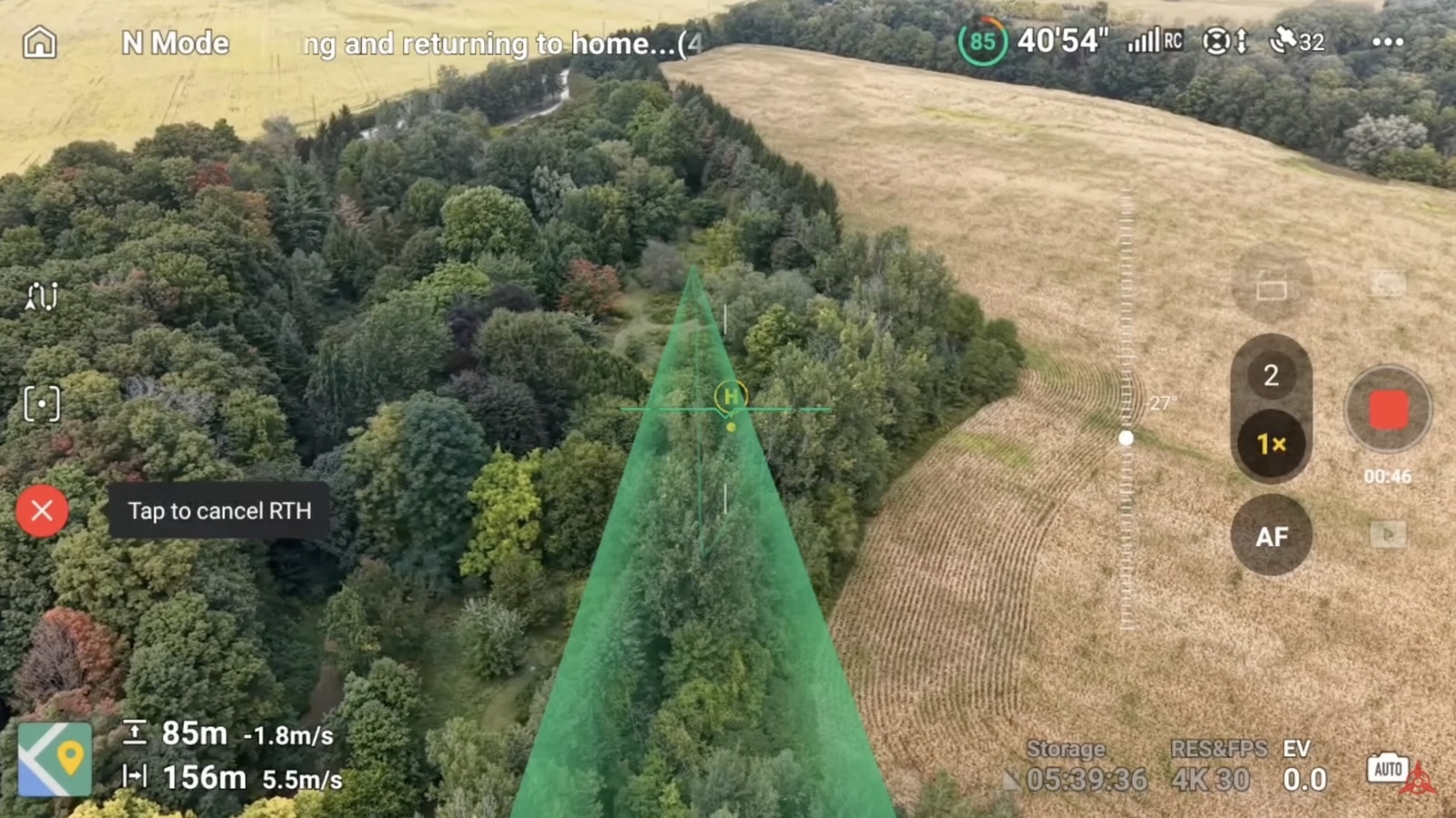 DJI Mini 5 Pro NEW Next-Gen Return To Home Demonstration