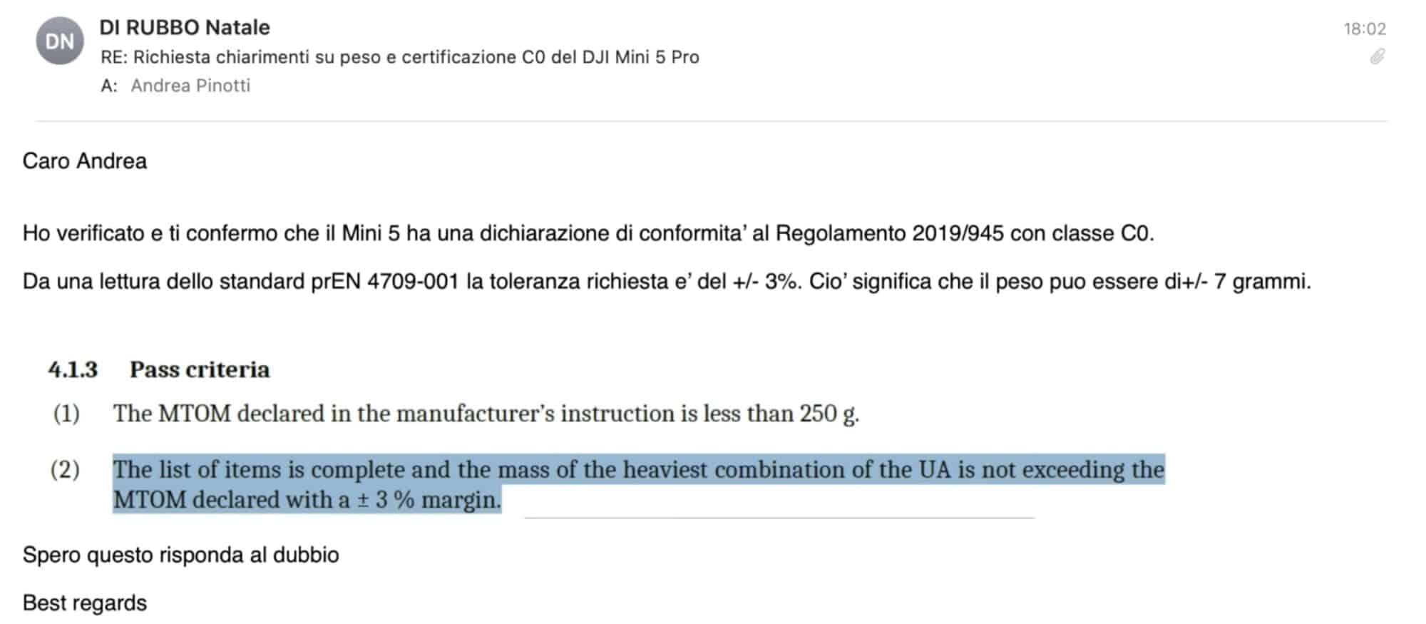 EASA Confirms DJI Mini 5 Pro Retains C0 Status Despite 252g Weight