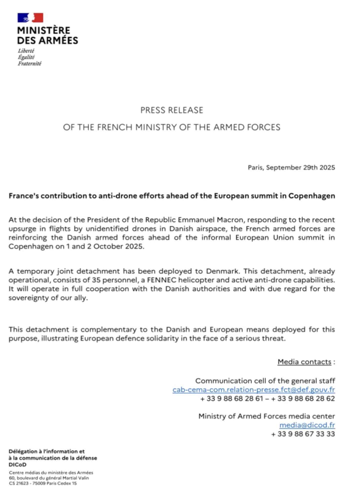 Denmark Bans Civilian Drones Ahead Of Eu Summit Amid Security Concerns