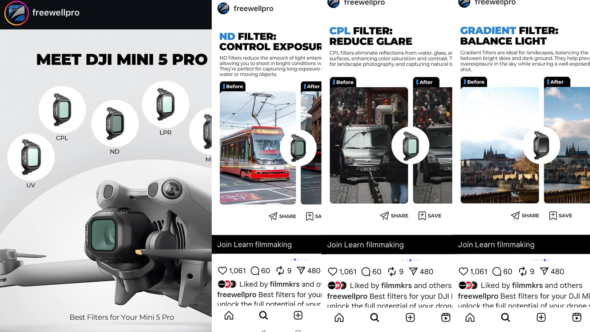 Freewell Is So Excited For The Dji Mini 5, They Already Released The Filters