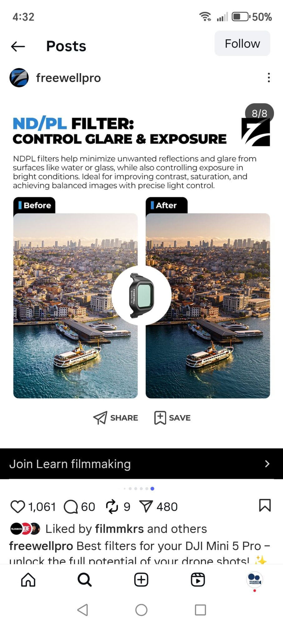 Freewell Is So Excited For The Dji Mini 5, They Already Released The Filters