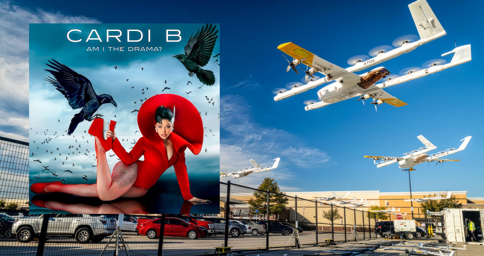 Cardi B'S Album Drop Sets A Drone Delivery Record