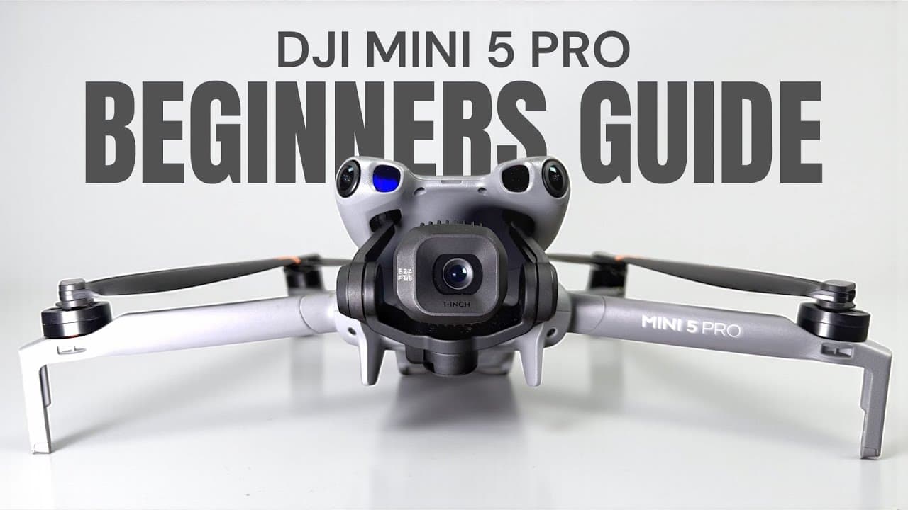 Dji Mini 5 Pro Beginners Guide - Start Here - Get Ready For Your First Flight