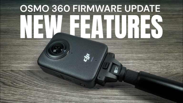 Dji Osmo 360 New Features Firmware Update