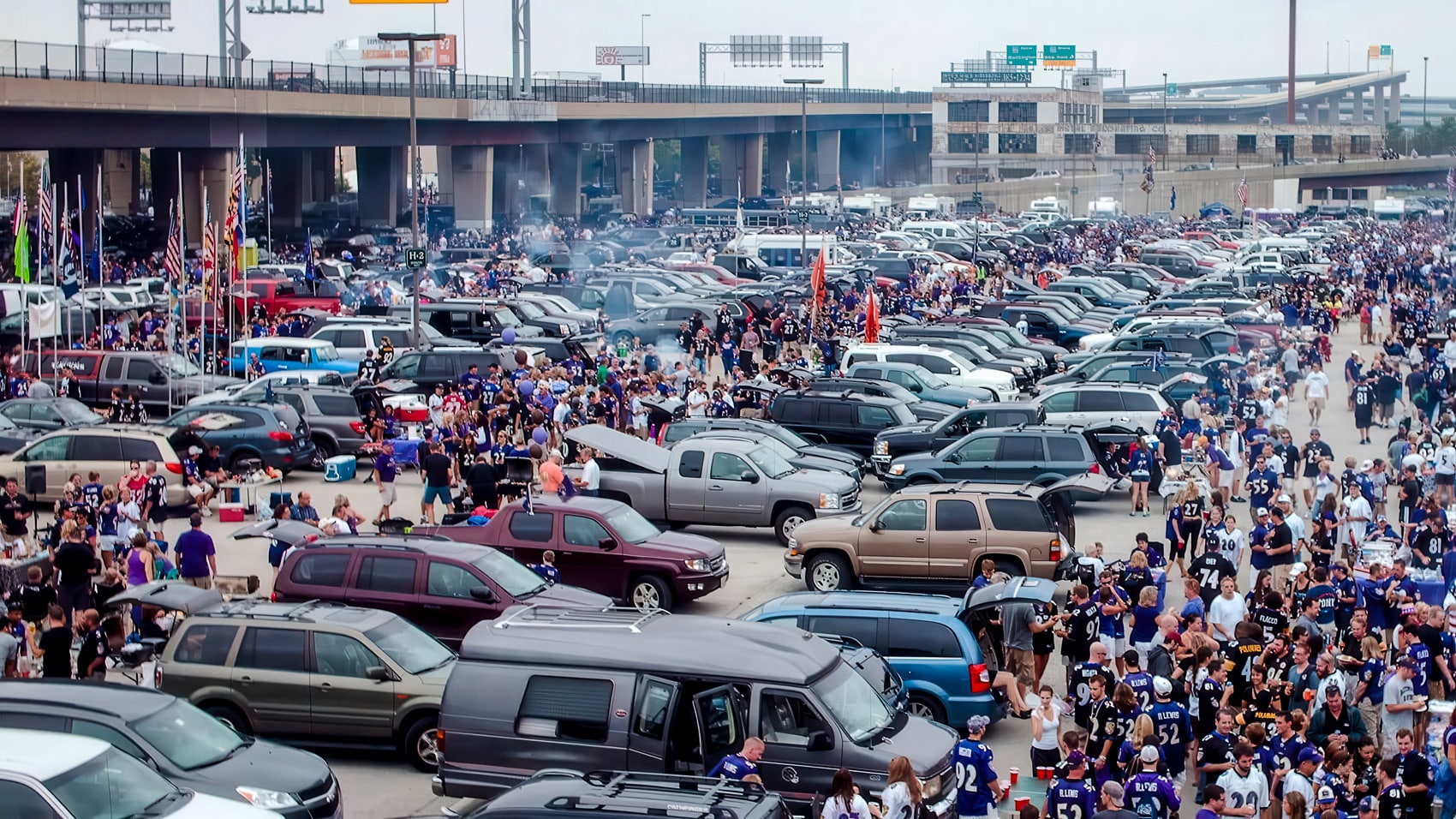 Drones Are Being Called In To Tackle Ravens Game Day Traffic