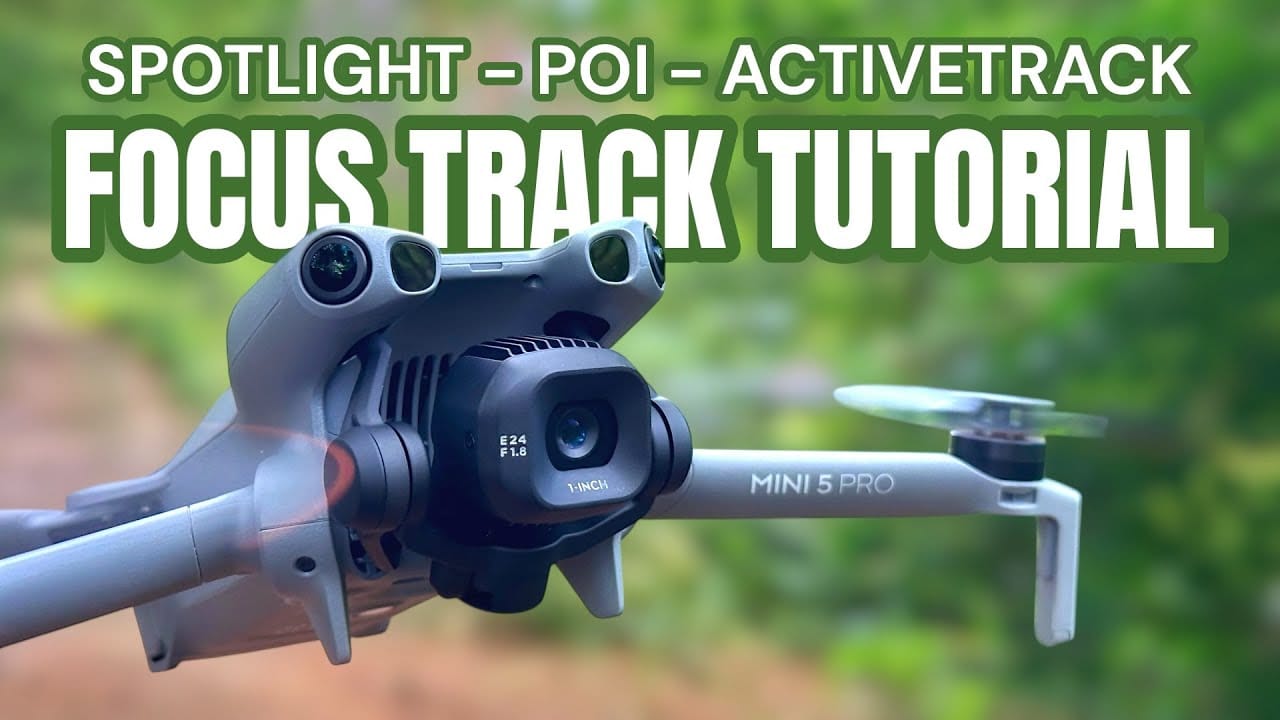 Dji Mini 5 Pro Focus Track User Guide (Poi, Spotlight And Activetrack)