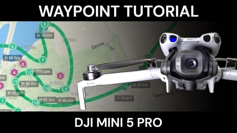 Dji Mini 5 Pro Waypoint Tutorial - How To Create A Waypoint Mission